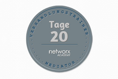 Ausbildung Verhandlungstrainer und -mediator 20 Tage Ausbildung zum Verhandlungstrainer und Mediator